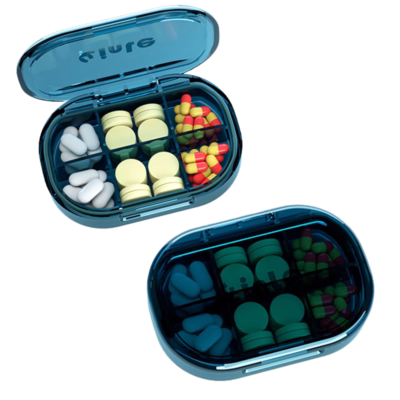 盒药便携子分装一周七天药片迷你随身携带药盒other吃药提醒盒大