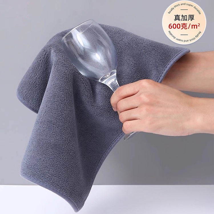 擦杯子专用布红酒杯碗盘擦干布无痕酒店餐具玻璃厨房抹布吸水毛巾