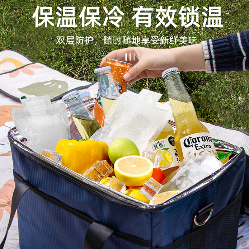 饭盒袋冷藏包加厚铝箔恒温袋冰包大容量手提袋外出春游户外野餐包,收纳整理,饭盒袋,淘宝优惠券,粉丝福利购,淘宝优惠卷