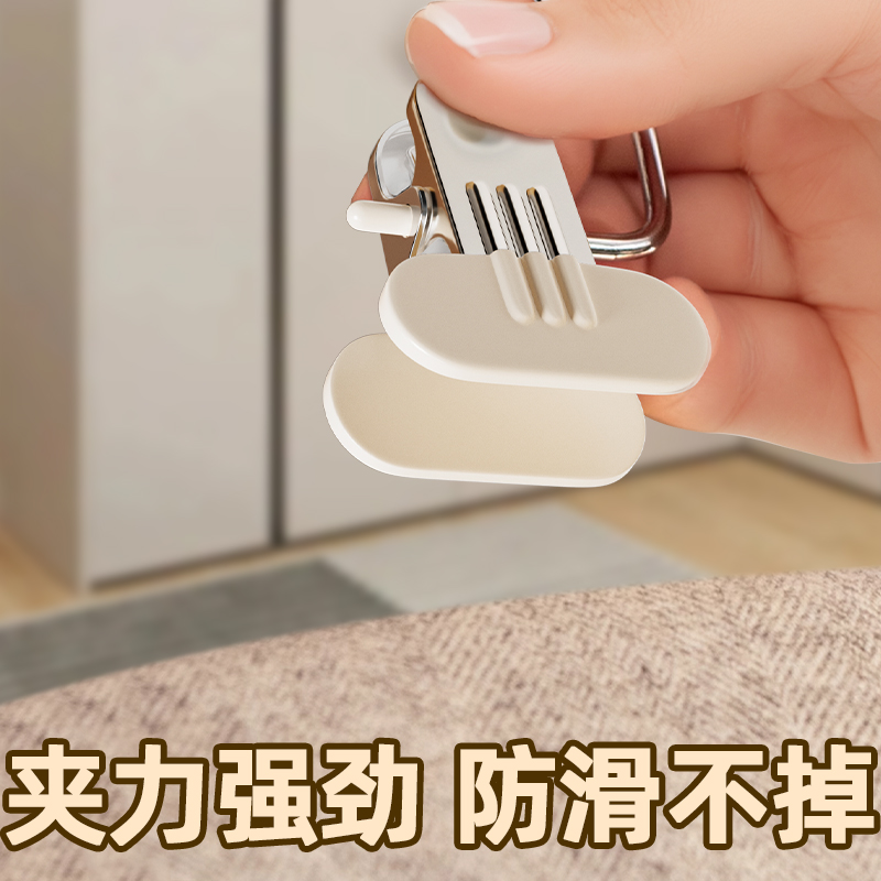 裤架裤夹加宽家用无痕裤子衣架带夹子晾jk专用防滑裙夹不锈钢裤挂