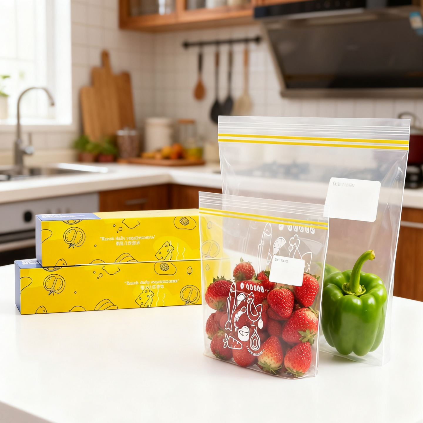 【草莓延长保鲜】密封分装保鲜袋