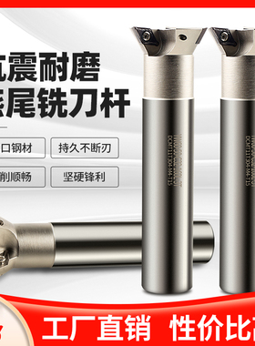 YW55°60度燕尾槽铣刀杆C16 20 25 32鸠尾槽清根平面数控铣床刀杆