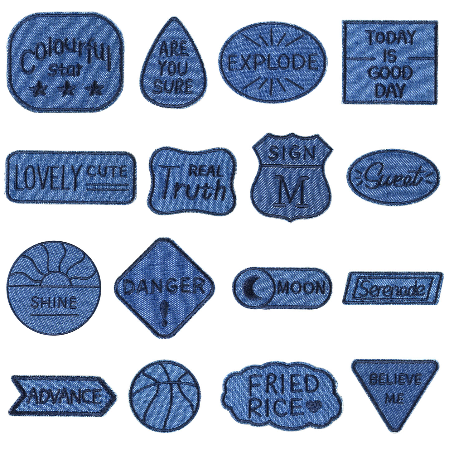 自粘免缝、衣服破洞补丁贴