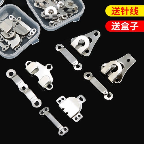 隐形西装裤上的收腰暗扣