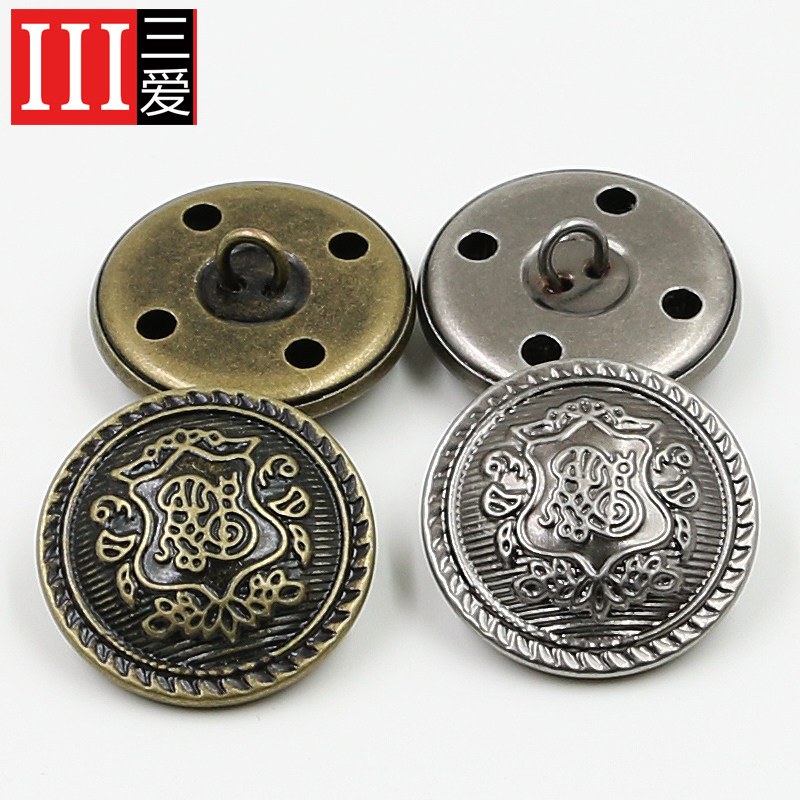 三爱 牛仔裤扣子铜扣 复古古铜色外套纽扣裤子金属铜皮钮扣,居家布艺,纽扣,淘宝优惠券,粉丝福利购,淘宝优惠卷