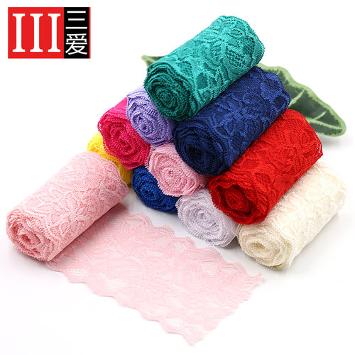 diy镂空黑色白色衣服蕾丝花边