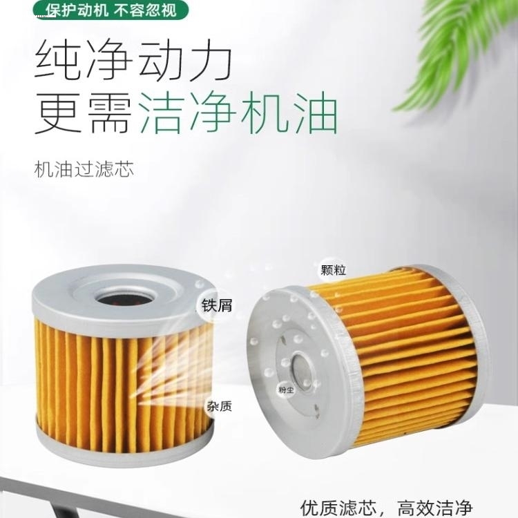 春风摩托车适用配件125狒狒 夜猫 领跑150NK机油滤清器 滤芯 机滤