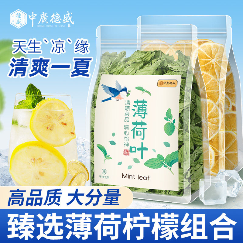 中广德盛薄荷柠檬茶2罐夏日冷泡