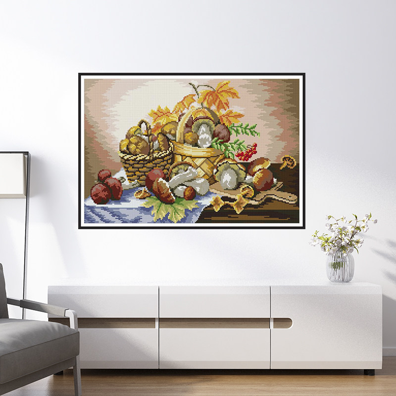 针爱99钻石画餐厅静物水果系列2026年新款钻绣手工点钻贴钻装饰画