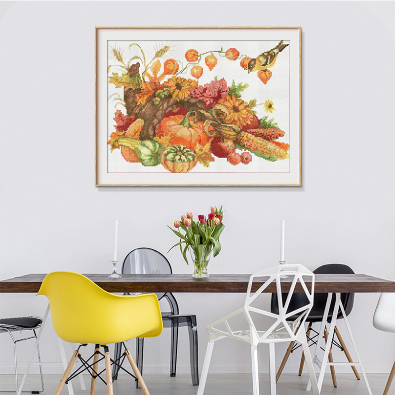 秋天的丰收钻石画2026年新款钻绣秋季水果静物系列手工贴钻满钻