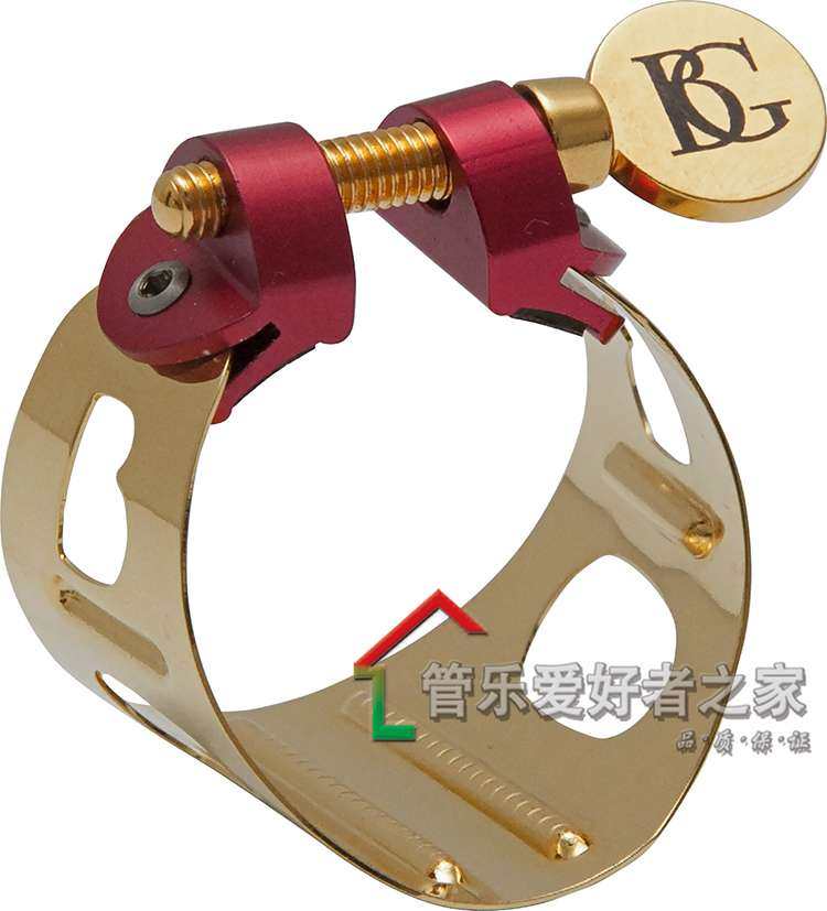 法国BG 漆金卡子 LD0中音萨克斯 哨片卡笛头卡  黑管 单簧管 卡子