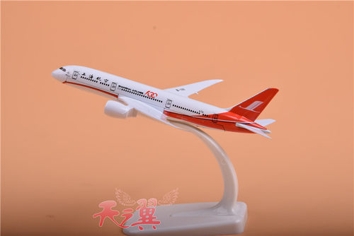 合金飞机模型20cm波音
