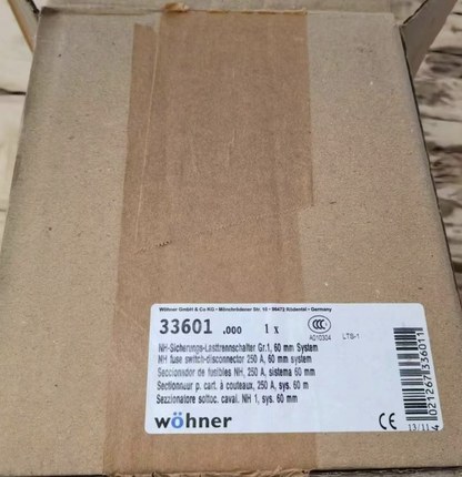 库存33601熔断器630A熔断隔离开关33603母线式QCBNH3全新33602