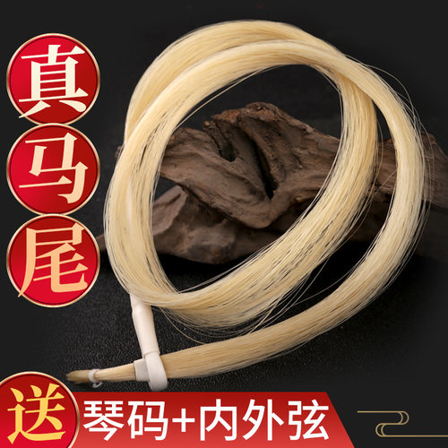 二胡弓真马尾玄鹤多中搭配
