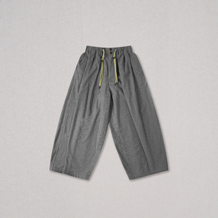 1.0〕日系阔腿精纺澳毛混纺鱼骨羊毛长裤 Unlimited Mote〔气球裤