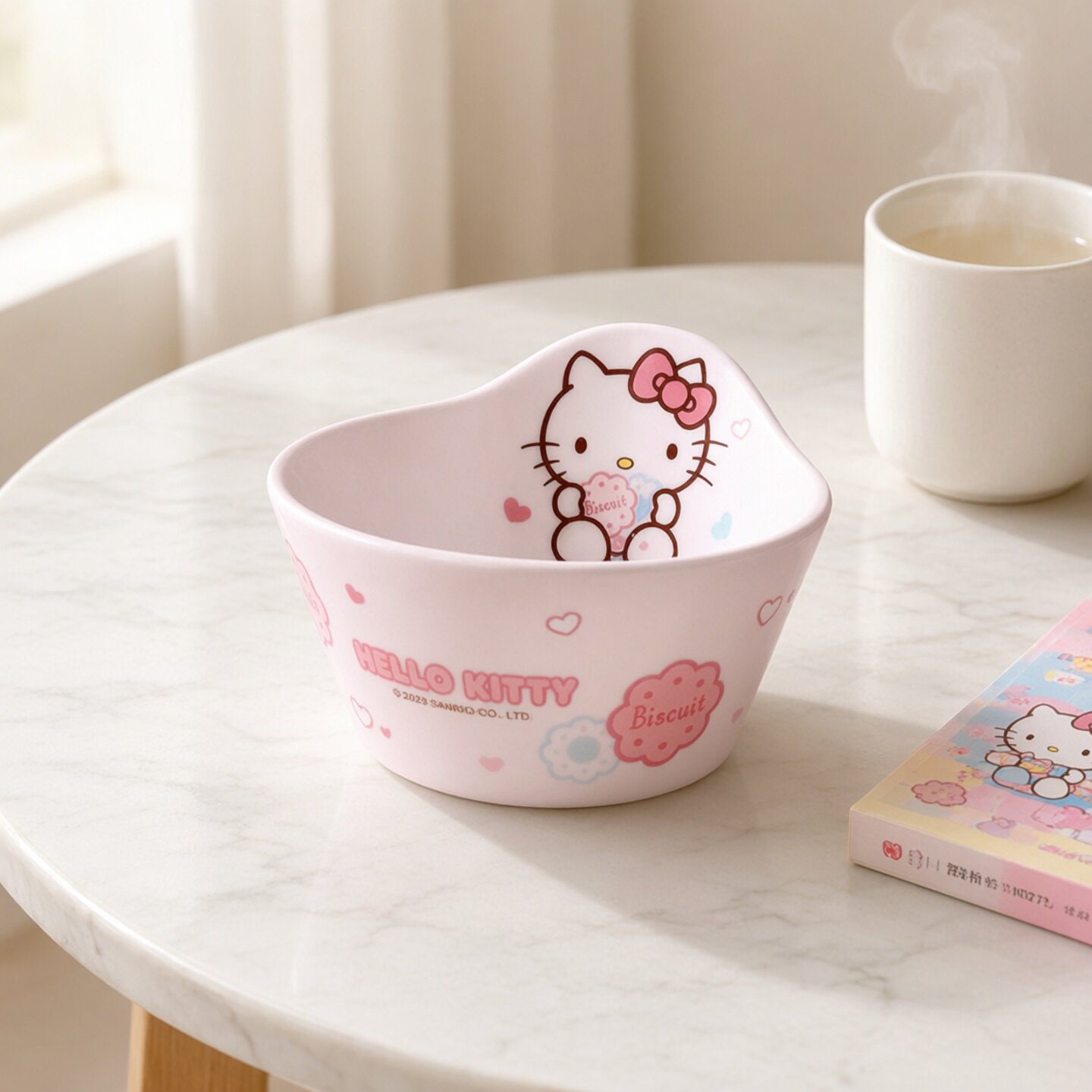 hellokitty陶瓷碗家用食品级