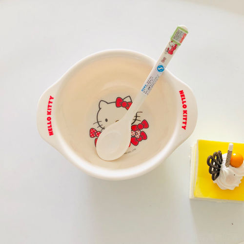 HelloKitty碗勺套装凯蒂猫儿童碗