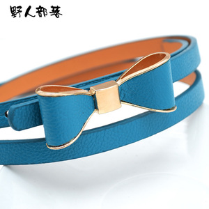 5.91元包邮 韩版蝴蝶结腰带女士