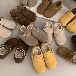 7CM厚底鞋内增高加绒勃肯鞋子女2026新款秋冬外穿保暖棉鞋雪地靴