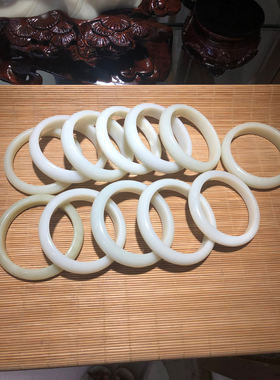 和田玉手镯玉手镯手工罗甸玉