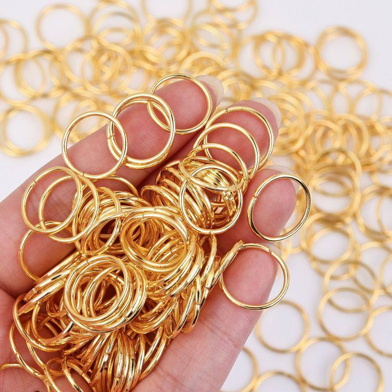 手链项链吊坠手工diy材料饰品配件开口圈环扣五金件小串环扣金色,饰品/流行首饰/时尚饰品新,其他DIY饰品配件,淘宝优惠券,粉丝福利购,淘宝优惠卷