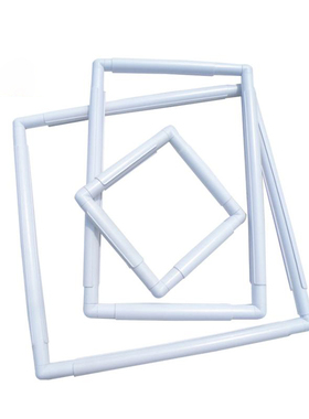 SKC塑料绣绷十字绣工具夹式绣花绷方形绣架卡式绣花架子绷子绣框