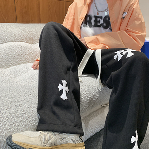 现货！克罗心十字架绣标华夫格大编织绳休闲裤XZ604-KP54-P65控78图片