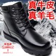 蜻蜓牌马丁靴羊毛雪地靴棉鞋 男鞋 保暖加绒加厚户外冬防水防滑抗寒