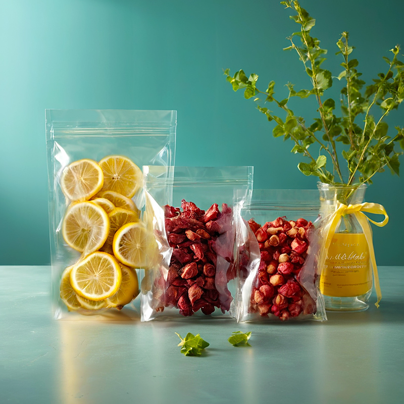 高清透明加厚食品包装密封袋 零食干果特产商超分装自封袋拉链袋