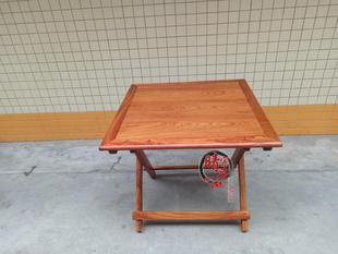 红木摺叠餐桌 刺蝟紫檀小方桌 实木简约餐桌 小户形饭台 写字实台