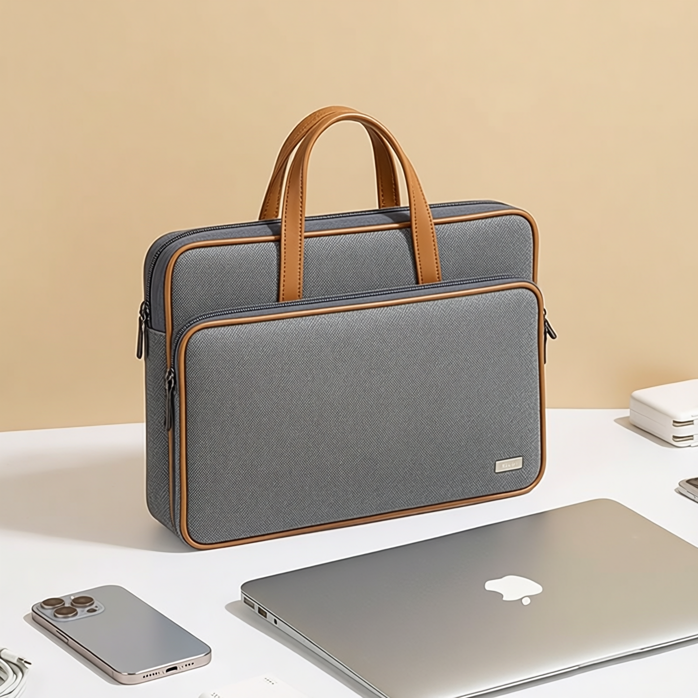 摩斯维 笔记本电脑包手提包适用苹果macbookair/neo13华为matebook14寸联想小新pro16气囊防震M5防水保护套15