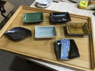 外贸出口 釉下彩日式料理陶瓷 味碟酱料碟辣根酱油小咸菜碟大集合