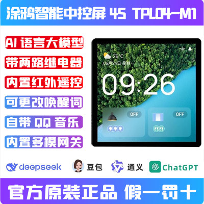 新款现货涂鸦AI大模型智慧中控屏