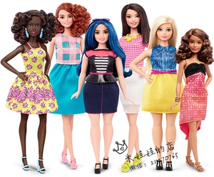 美国芭比娃娃 高矮胖瘦版 Barbie Fashionistas  Doll