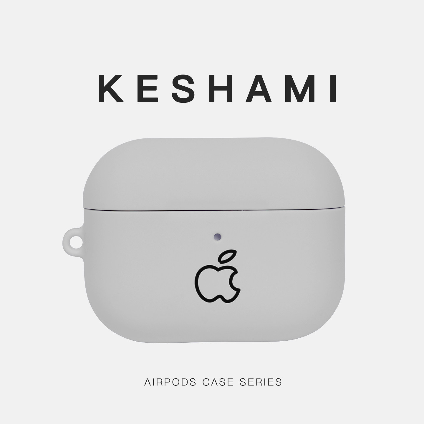 keshami 适用苹果AirpodsPro3/Pro2/Airpods4 全包磨砂耳机壳保护壳粗线条水果