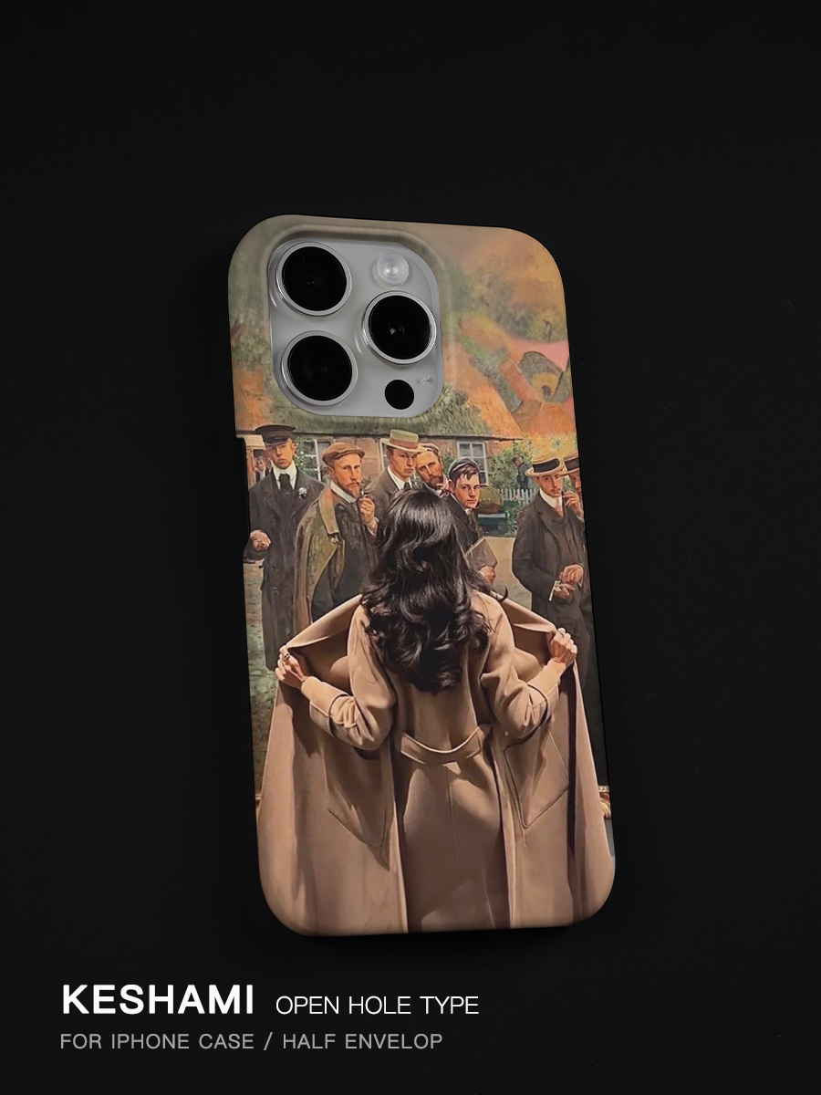 苹果系列15Pro磨砂硬壳潮流风