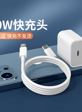适用于苹果14充电器头iPhone12快充20w手机18w/PD/x闪充xs插头xr一套装11promax电源配器por快速13十二8p单头