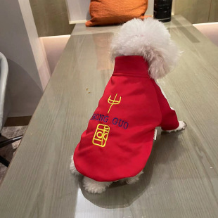 胖狗衣服刺绣衣服法斗胖狗专款 2021年秋冬款 法斗胖狗中国卫衣时尚