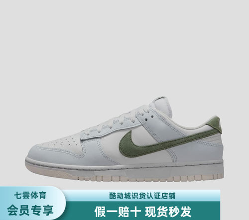 Nike Dunk 板鞋 经典复古百搭 银色/白色 IM3371-030