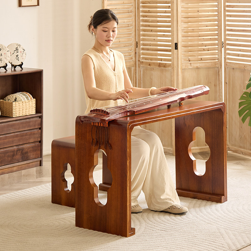 烧桐木仿古琴桌共鸣古琴桌凳实木琴桌琴凳国学古琴桌书法桌,住宅家具,琴桌,淘宝优惠券,粉丝福利购,淘宝优惠卷