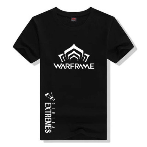 星际战甲warframe 夏季纯棉圆领短袖T恤 游戏周边男女青少年衣服