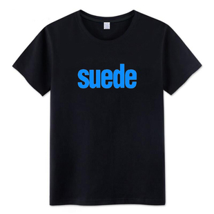 山羊皮摇滚乐队周边 Suede短袖T恤男女青少年夏季纯棉个性衣服潮