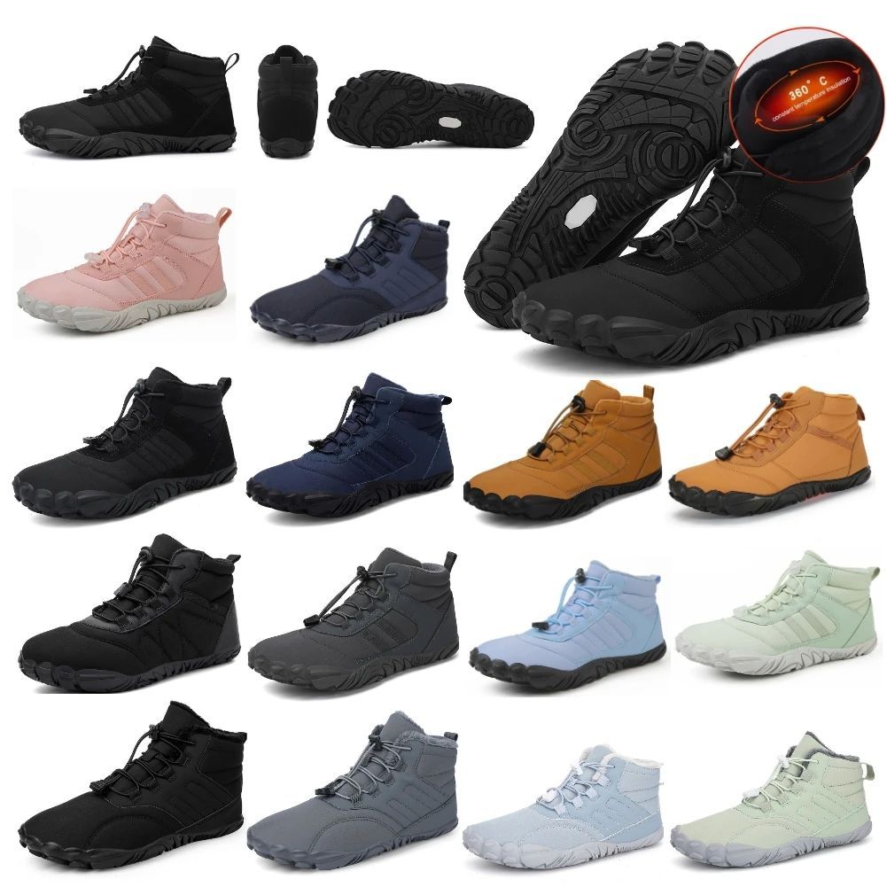 2024 Winter Booties for Men Women Snow BareFoot Casual Shoes