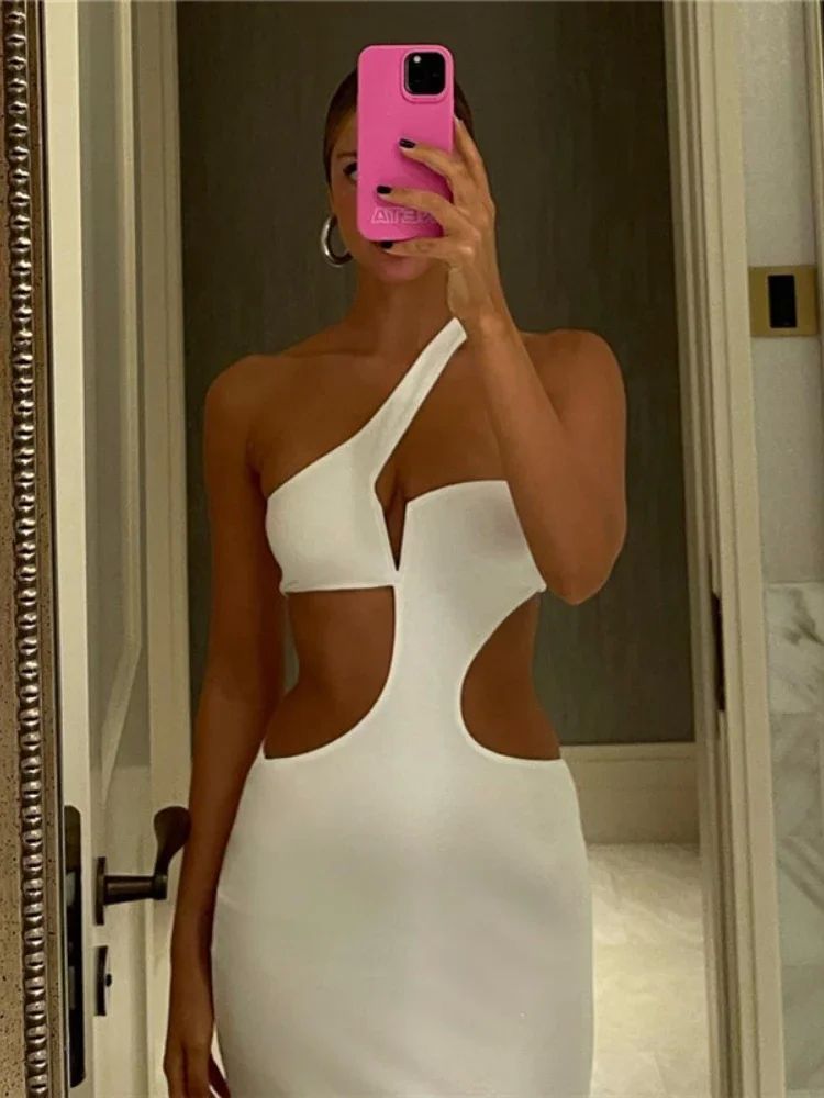 Sunny Sexy Y2K Clothes Hollow Out Sleeveless Backless Bodyco