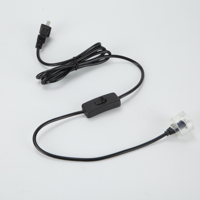 单头防水灯脚外置线插电源鱼缸