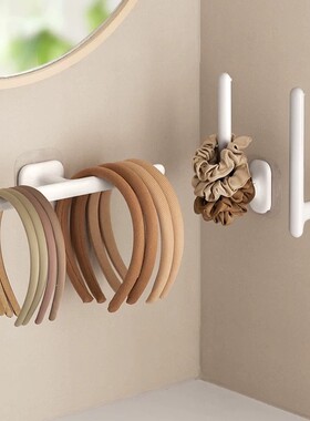 免打孔发箍收纳架儿童发圈发饰首饰架头绳发夹卡头箍壁挂置物架