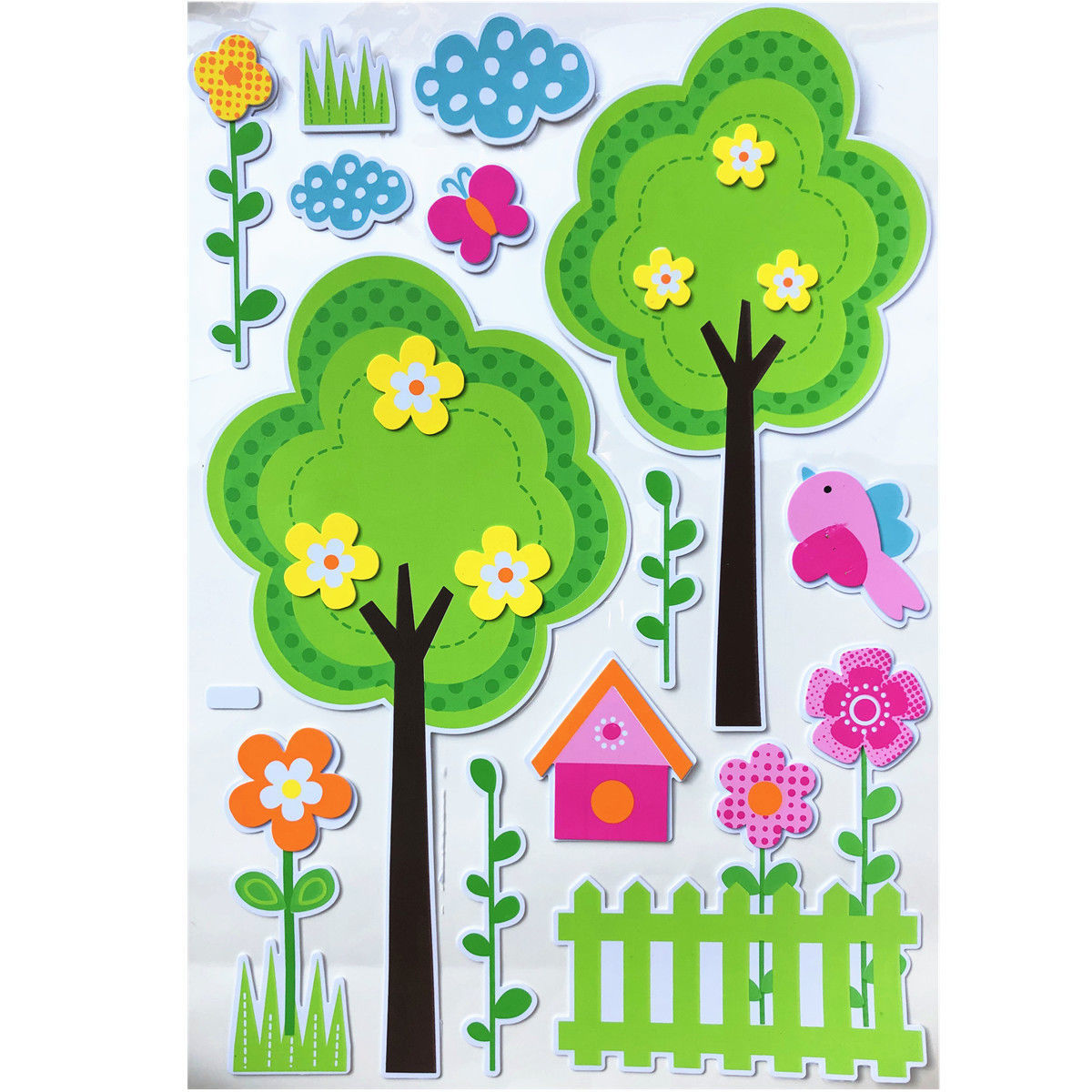 动物幼儿园卡通泡沫墙贴装饰材料