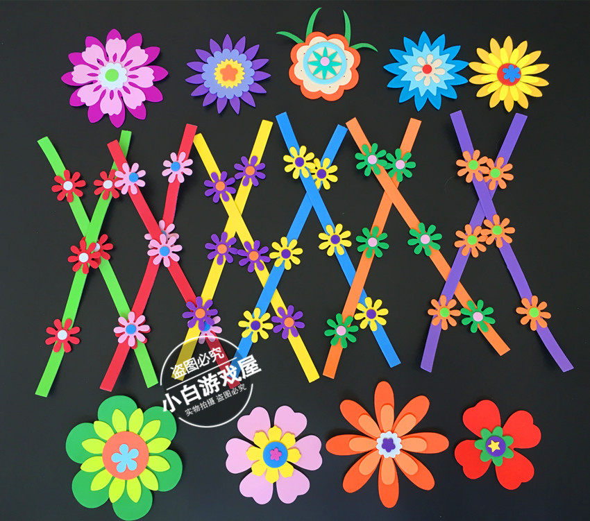 幼儿园教室环境布置装饰用品材料墙贴泡沫立体围栏杆条子花边条框,家居饰品,软装墙贴,淘宝优惠券,粉丝福利购,淘宝优惠卷