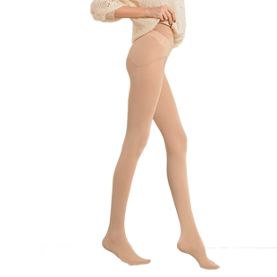 一统红雨伞120D丝袜女防勾丝薄款光腿神器黑肉色裸感显瘦连裤丝袜