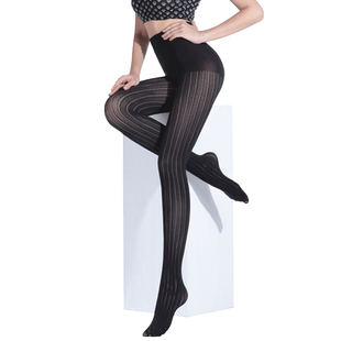 一统红雨伞丝袜女春秋冬打底袜裤无缝任剪防勾时尚显瘦提花连裤袜